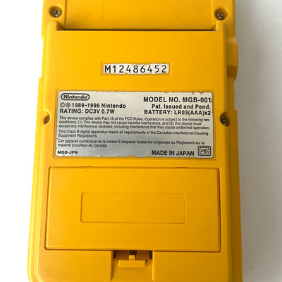 Nintendo Game Boy Pocket MGB-001 Console Box Pokemon Card GB Japan