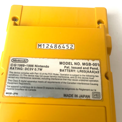 Nintendo Game Boy Pocket MGB-001 Console Box Pokemon Card GB Japan