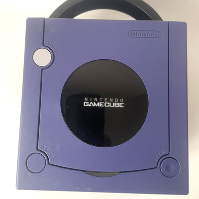 Nintendo GameCube Purple Console + Controller + Zelda Four Swords + GBA Cable