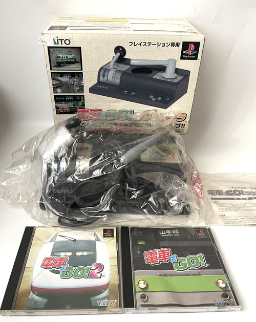 Taito Densha de Go! Controller Sony PlayStation PS1 SLPH-00051 Bundle w/2 Games