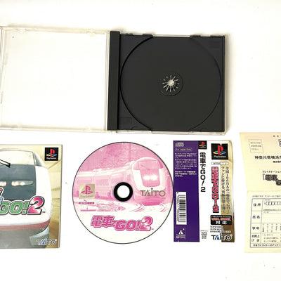 Taito Densha de Go! Controller Sony PlayStation PS1 SLPH-00051 Bundle w/2 Games