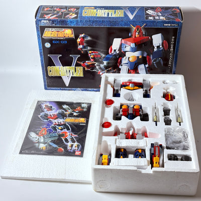 Bandai Soul of Chogokin GX03 Combattler V Figure with Box & Manual Japan Release