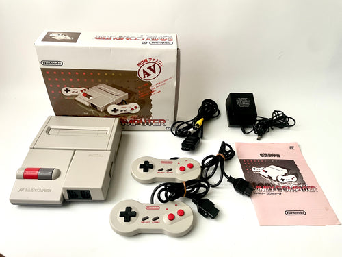 Nintendo Famicom Console System HVC-101 Boxed AV Family Computer Complete Set
