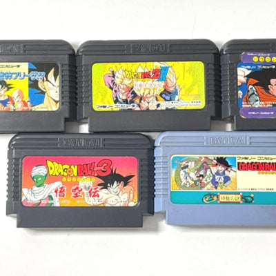 Nintendo AV Famicom Console Boxed HVC-101 Dragon Ball Z 1 2 3 Gaiden NES Set